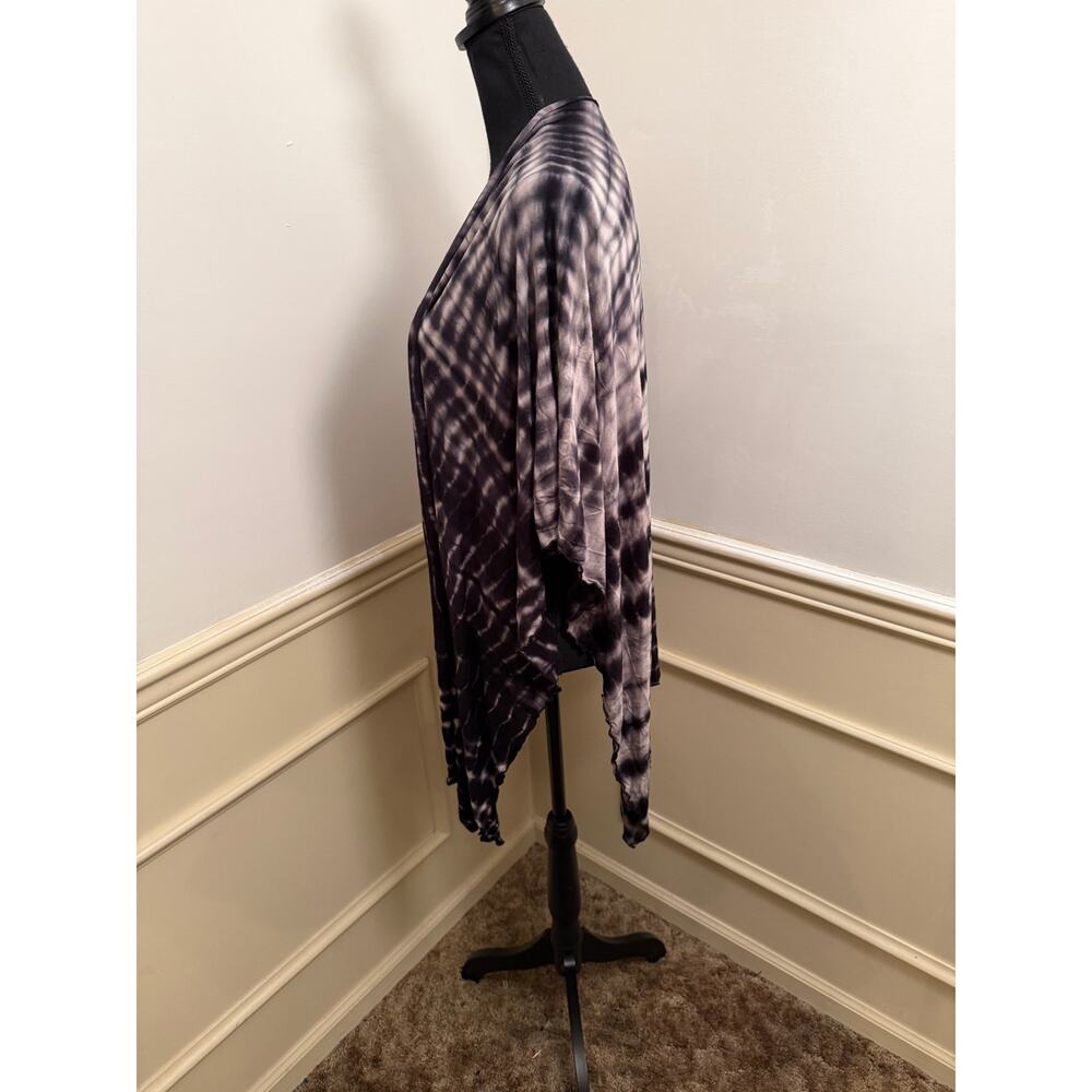 Bamboobies Midnight Shibori Open Nursing Shawl Tie Dye Bamboo One Size Boho - Picture 4 of 7